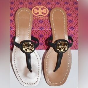 Tory Burch Mini Miller Leather Thong